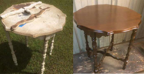  Table Restored and Refinished 